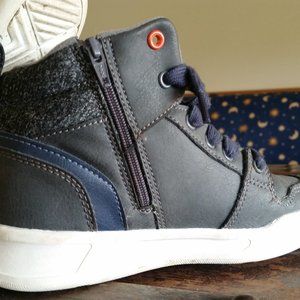 Target - Blue High-Top Sneakers - Boys Size 2